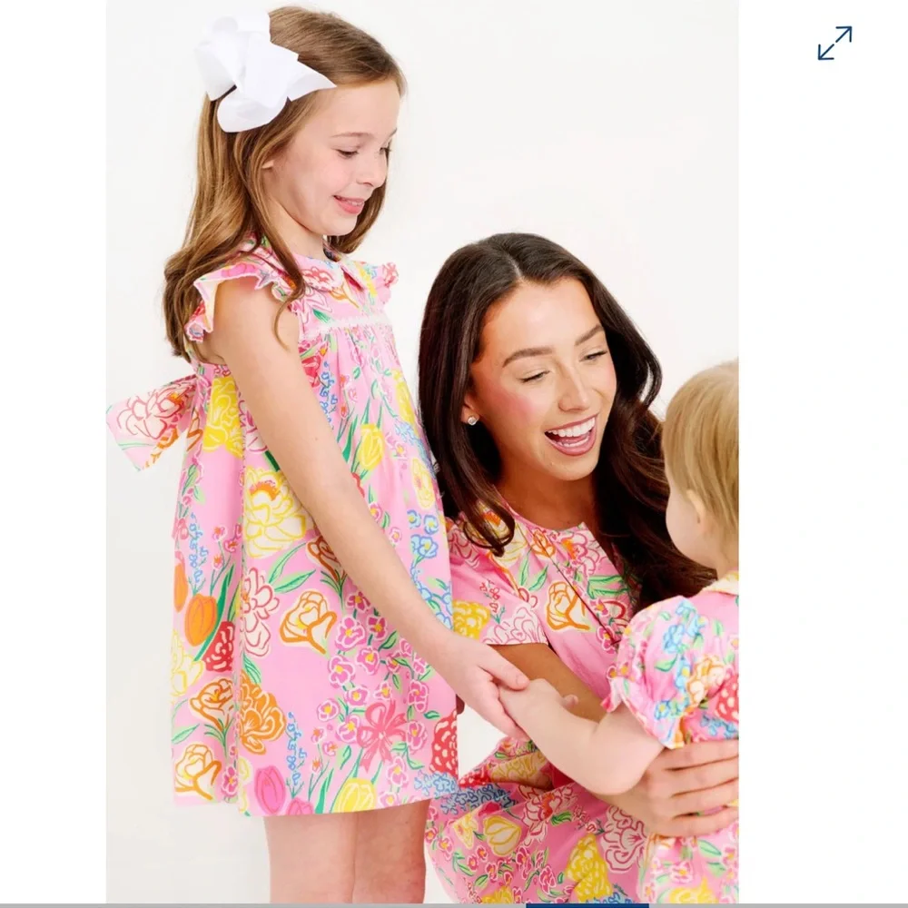 Rare Beaufort Bonnet x Sheridan French Floral Franny Frock TBBC Girls Size 8